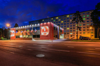 Hotel Front - Evening or Night